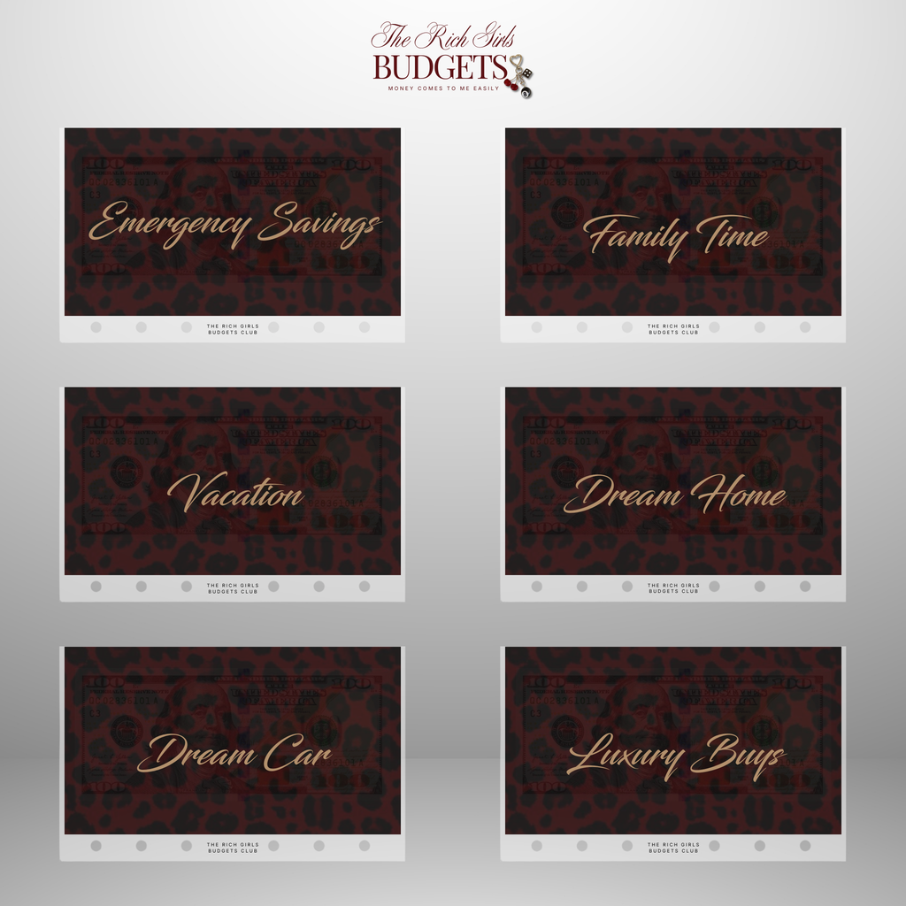 Leopard Society Cash Envelope