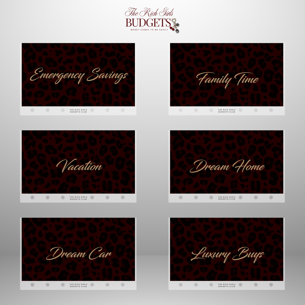 Leopard Society Cash Envelope