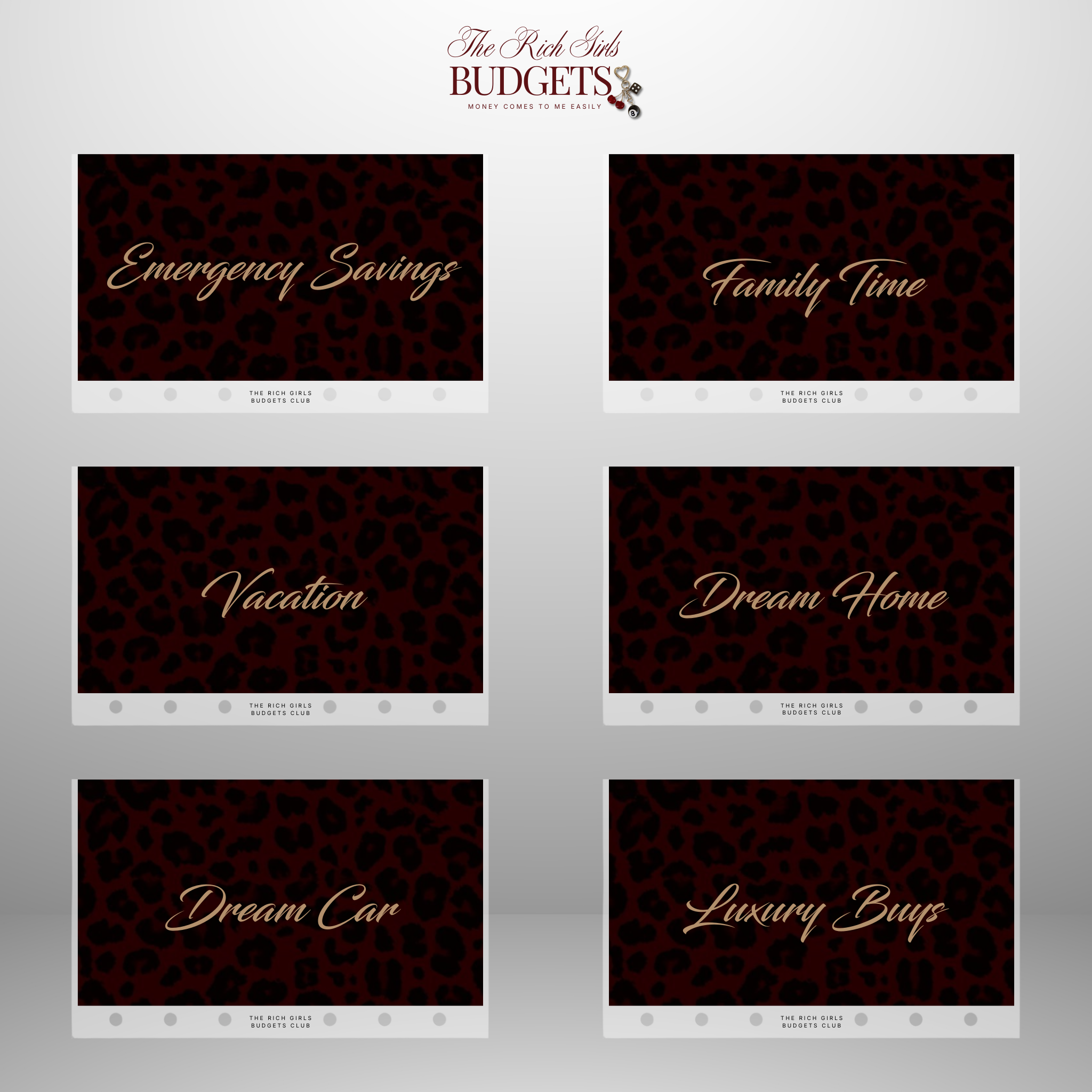 Leopard Society Cash Envelope