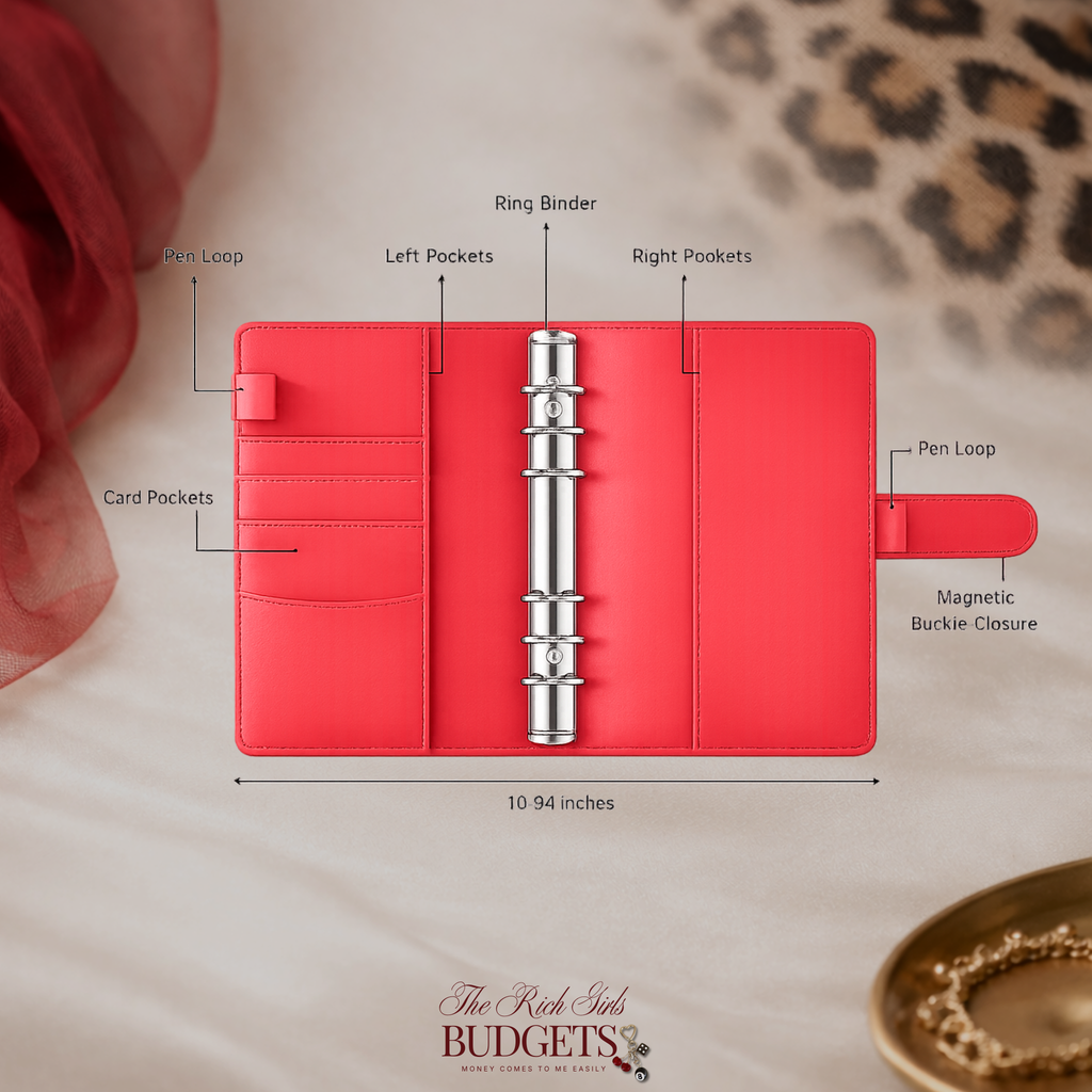 Rose Rich Luxury A6 Binder