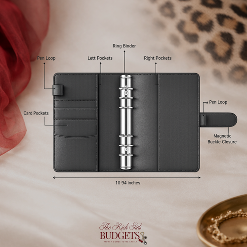 Black Beauty Luxury A6 Binder