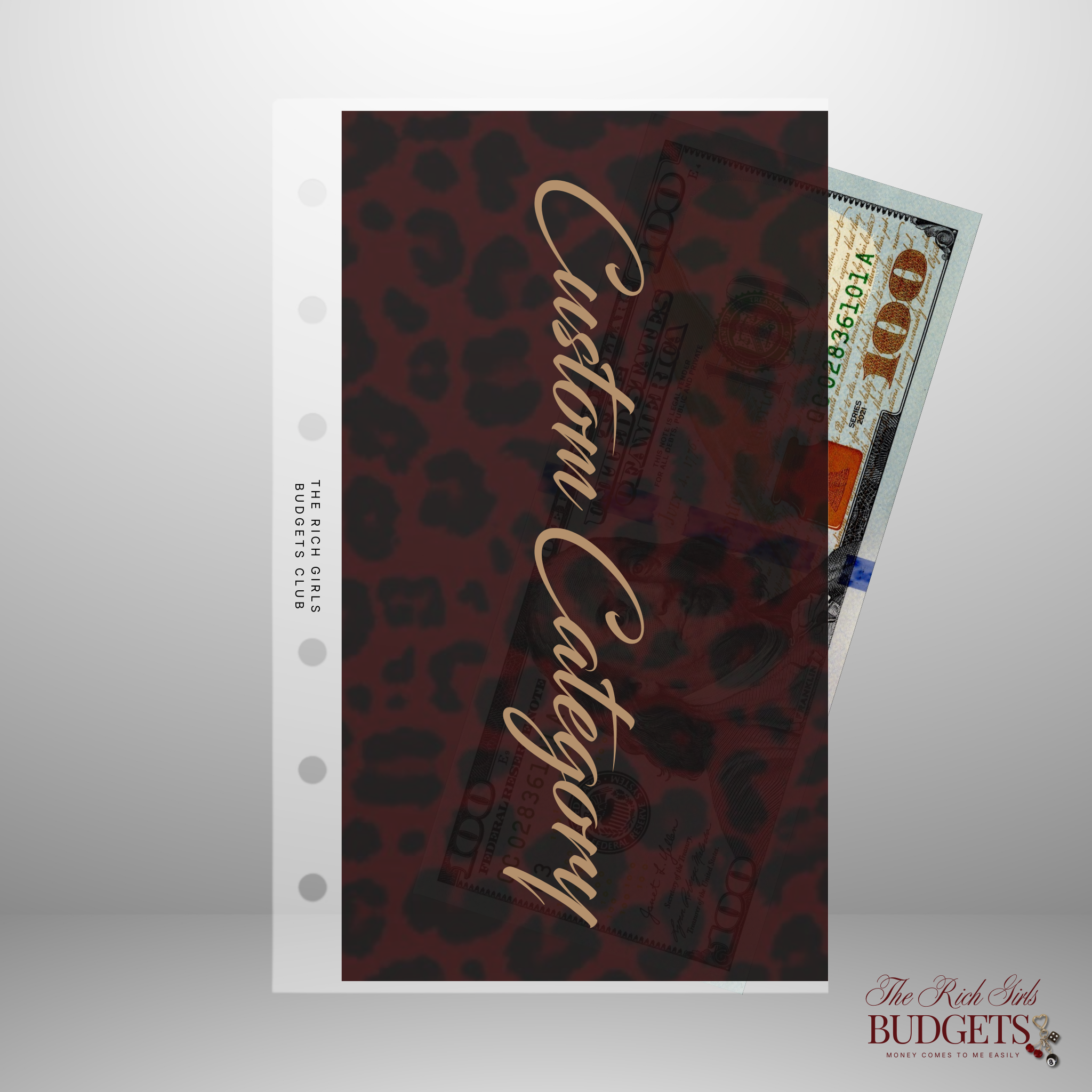 Leopard Society Cash Envelope