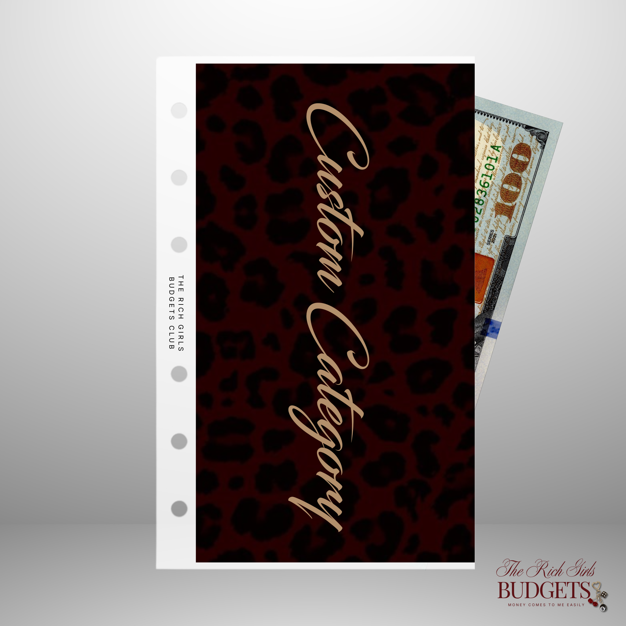 Leopard Society Cash Envelope