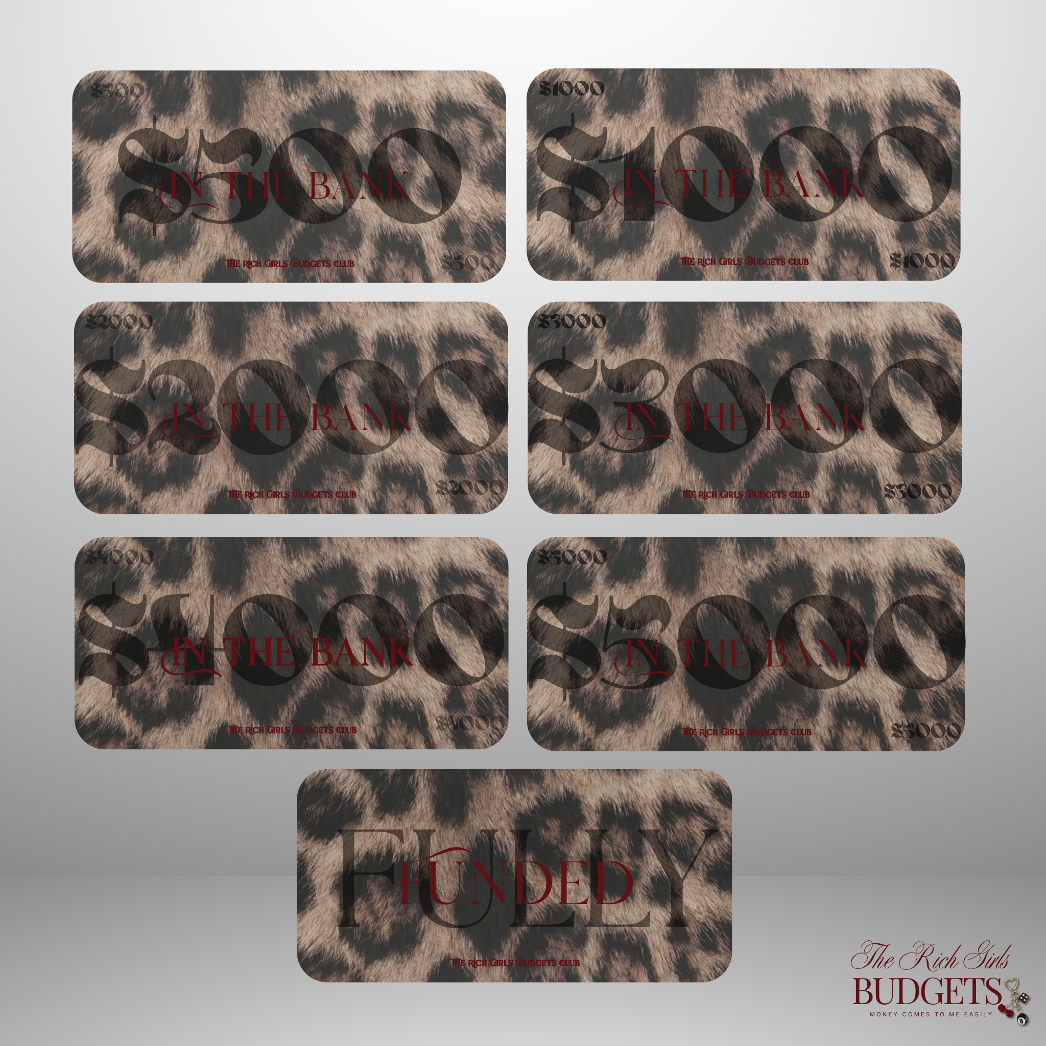 Wild Rich Luxury Savings Placeholder Set