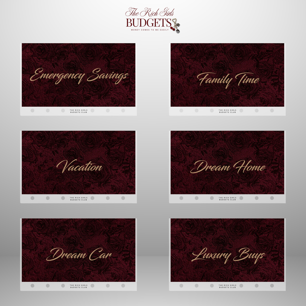 Rose Rich Cash Envelope