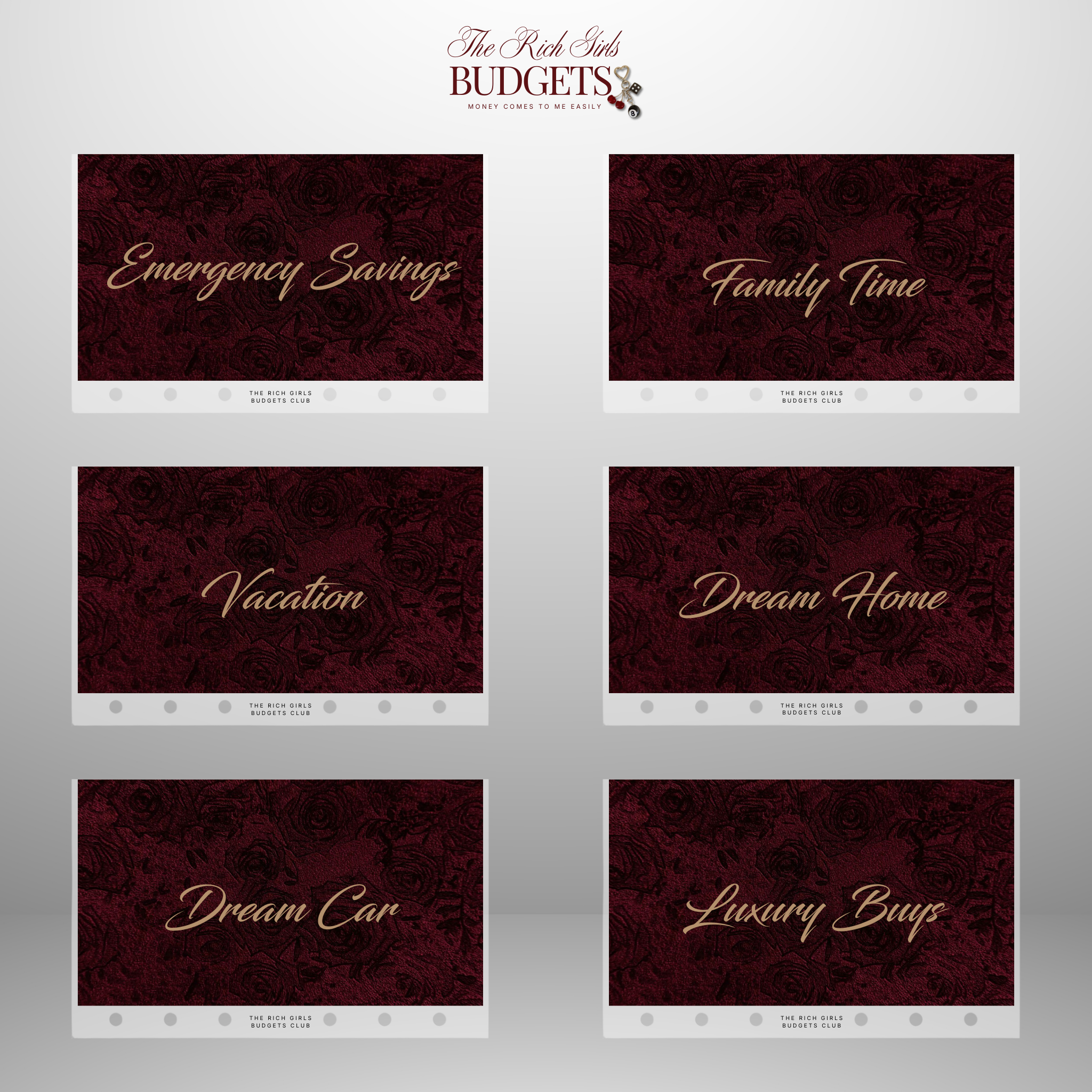 Rose Rich Cash Envelope
