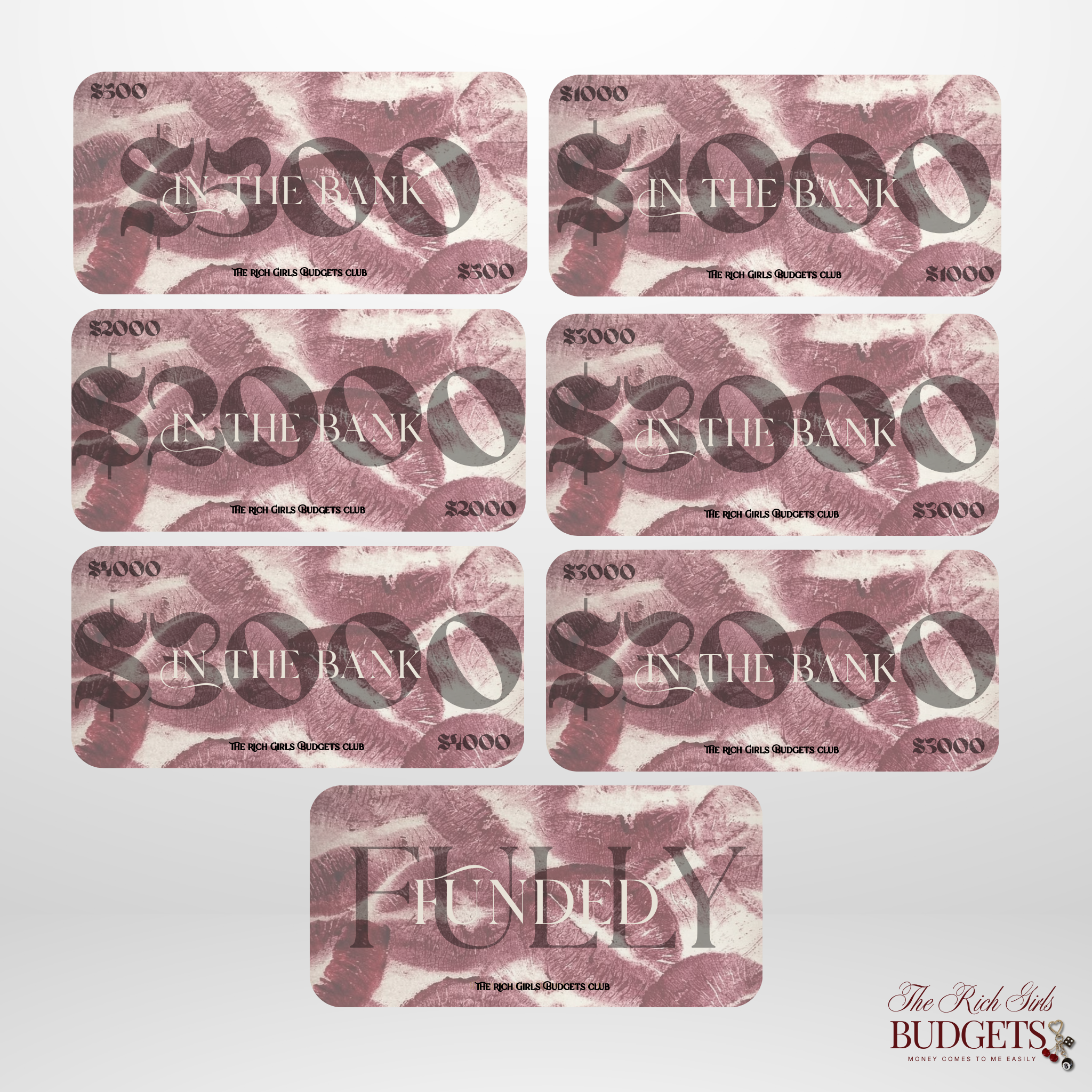 Kiss Of Luxury Savings Placeholder Set