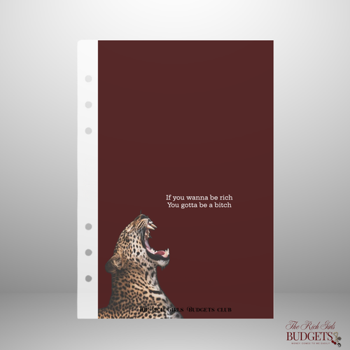 Be That B**** A6 Dashboard Cover