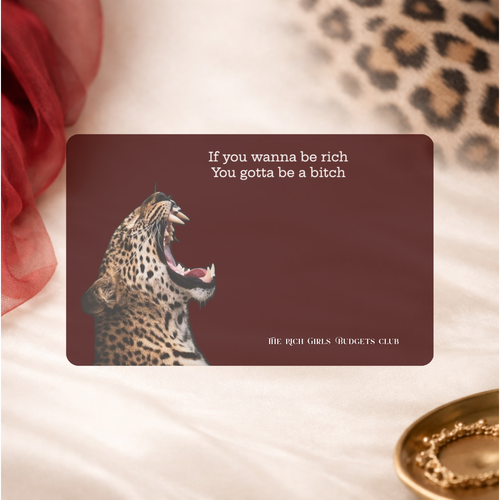 Be That B***h Inspirational Dashboard Card