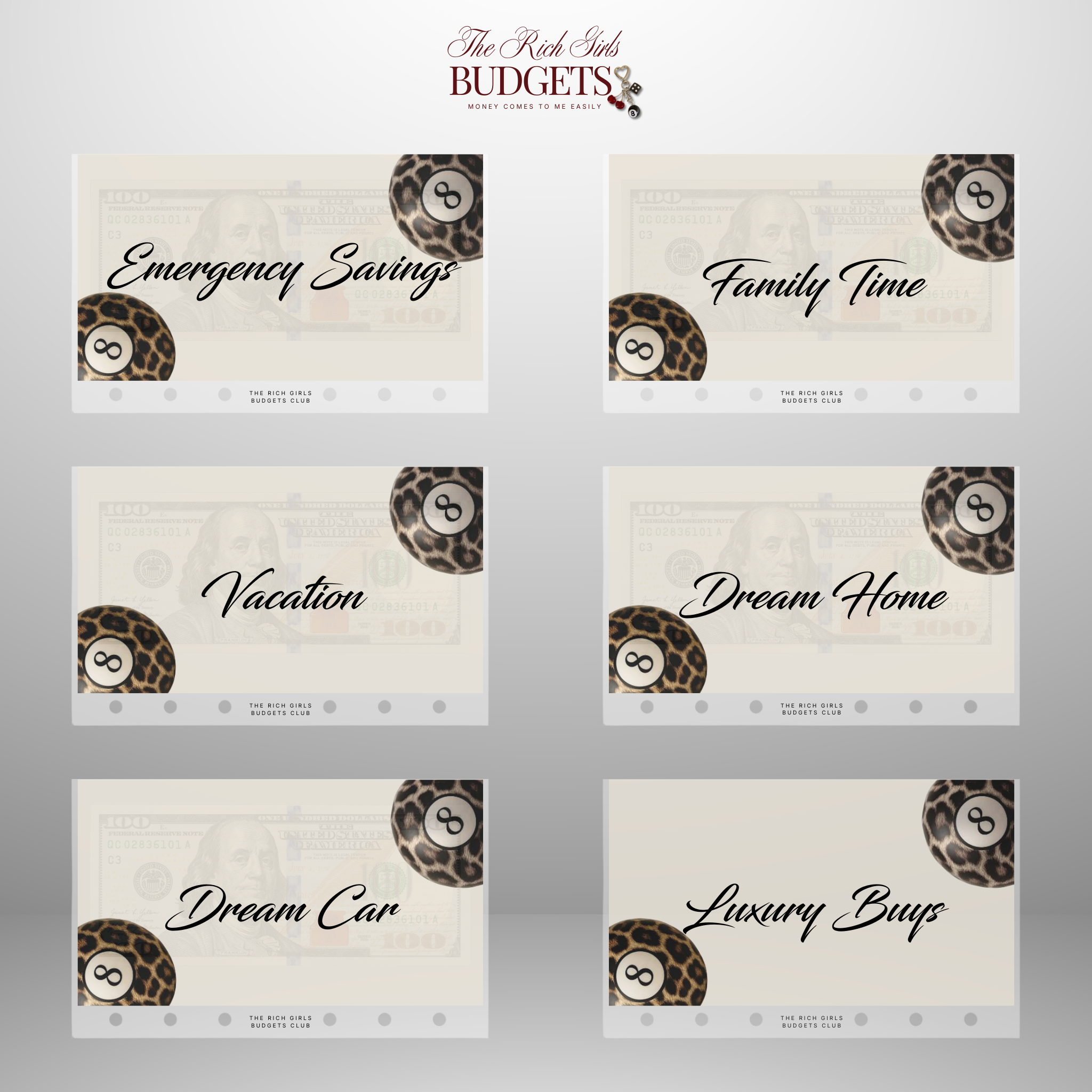 The Lucky 8ball Cash Envelope