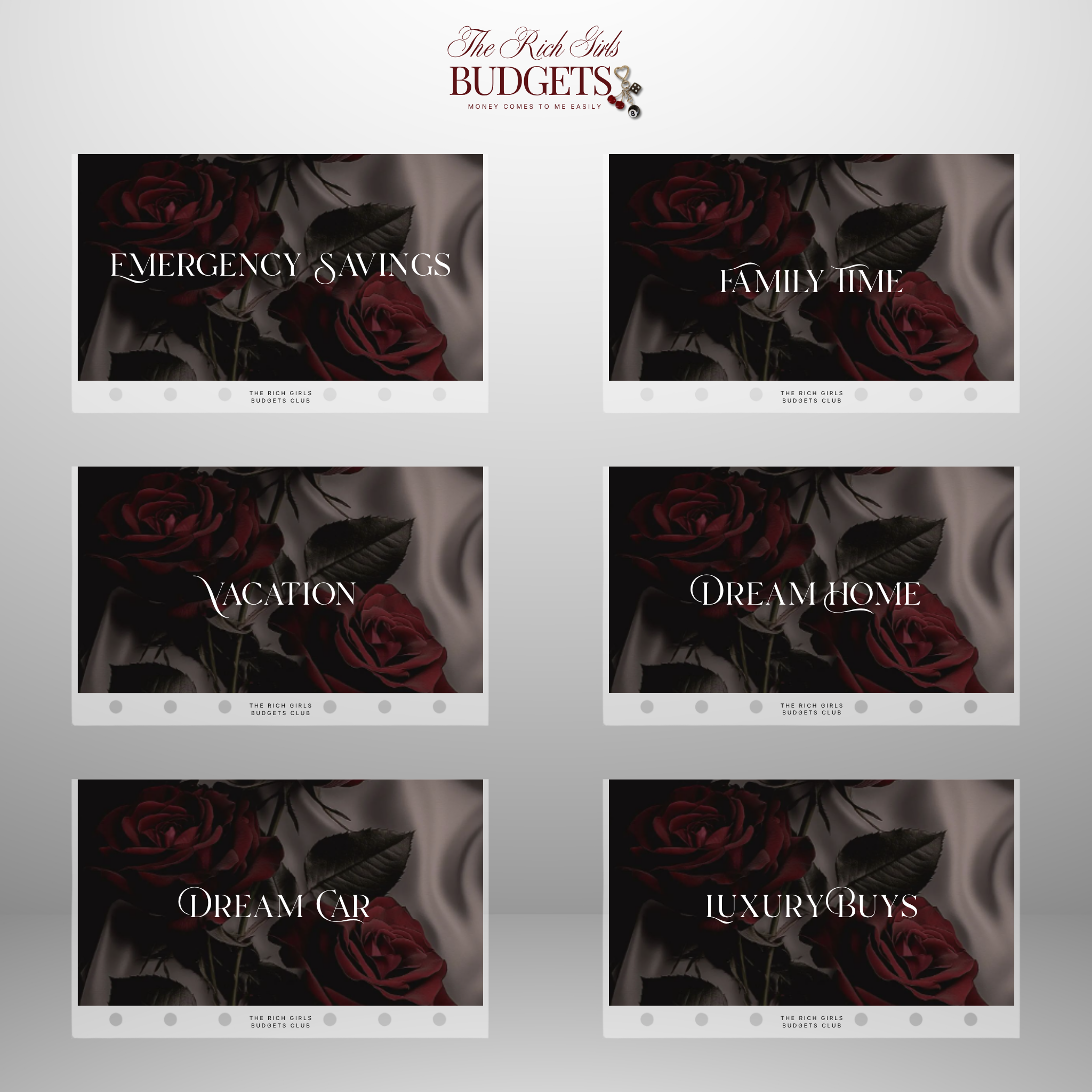 Rose Rich Cash Envelope