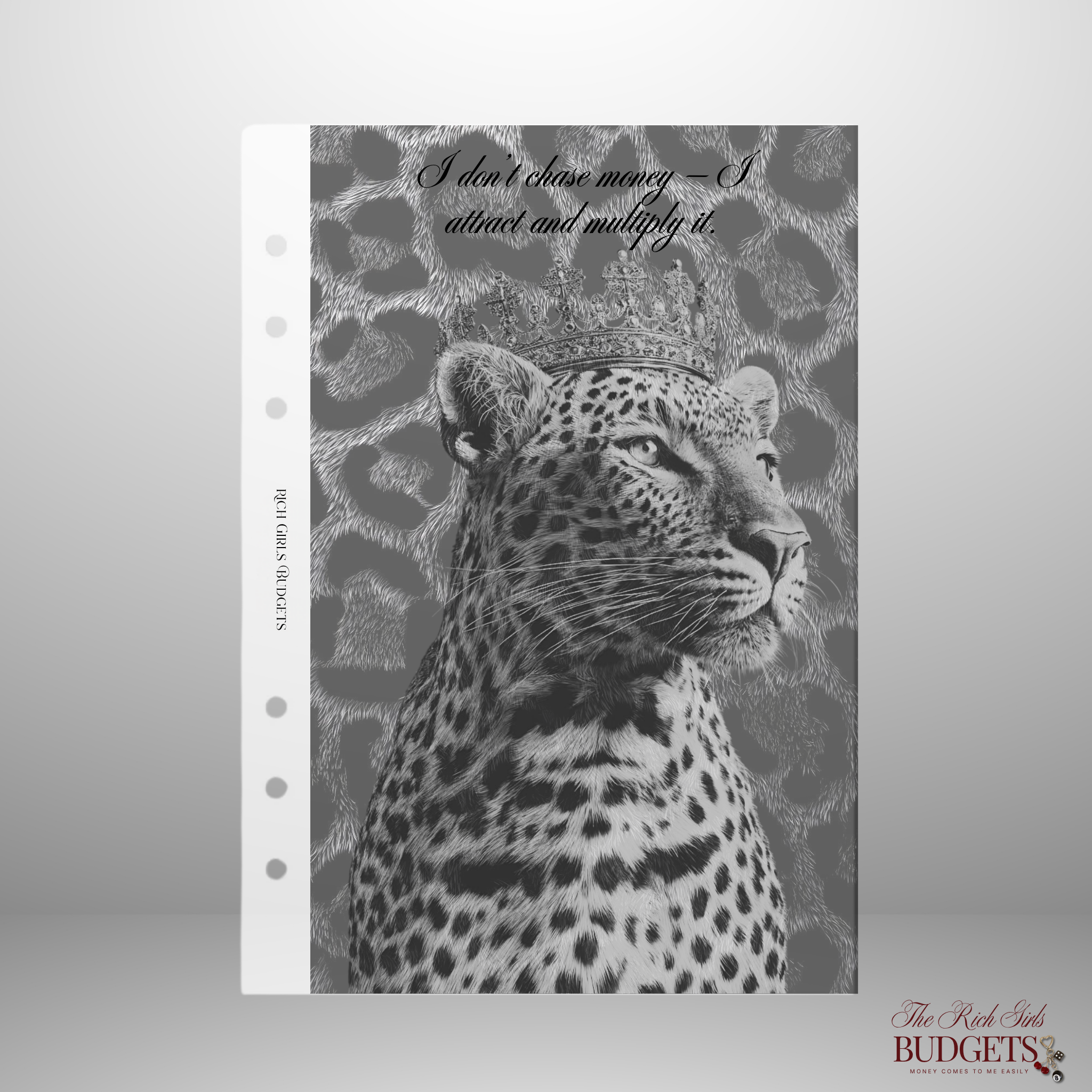 Crowned Wealth A6 Dashboard Cover