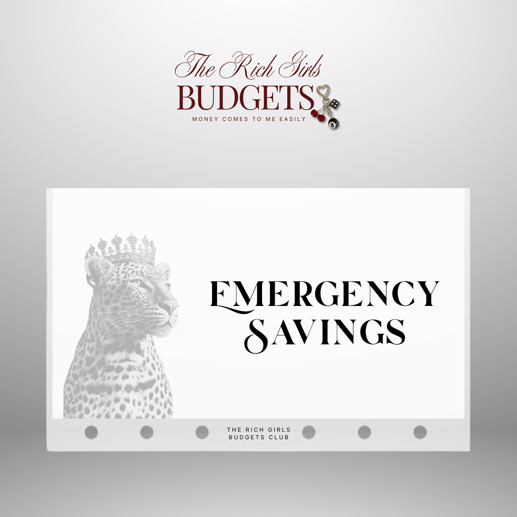 Crowned Wealth A6 Vellum Cash Envelope
