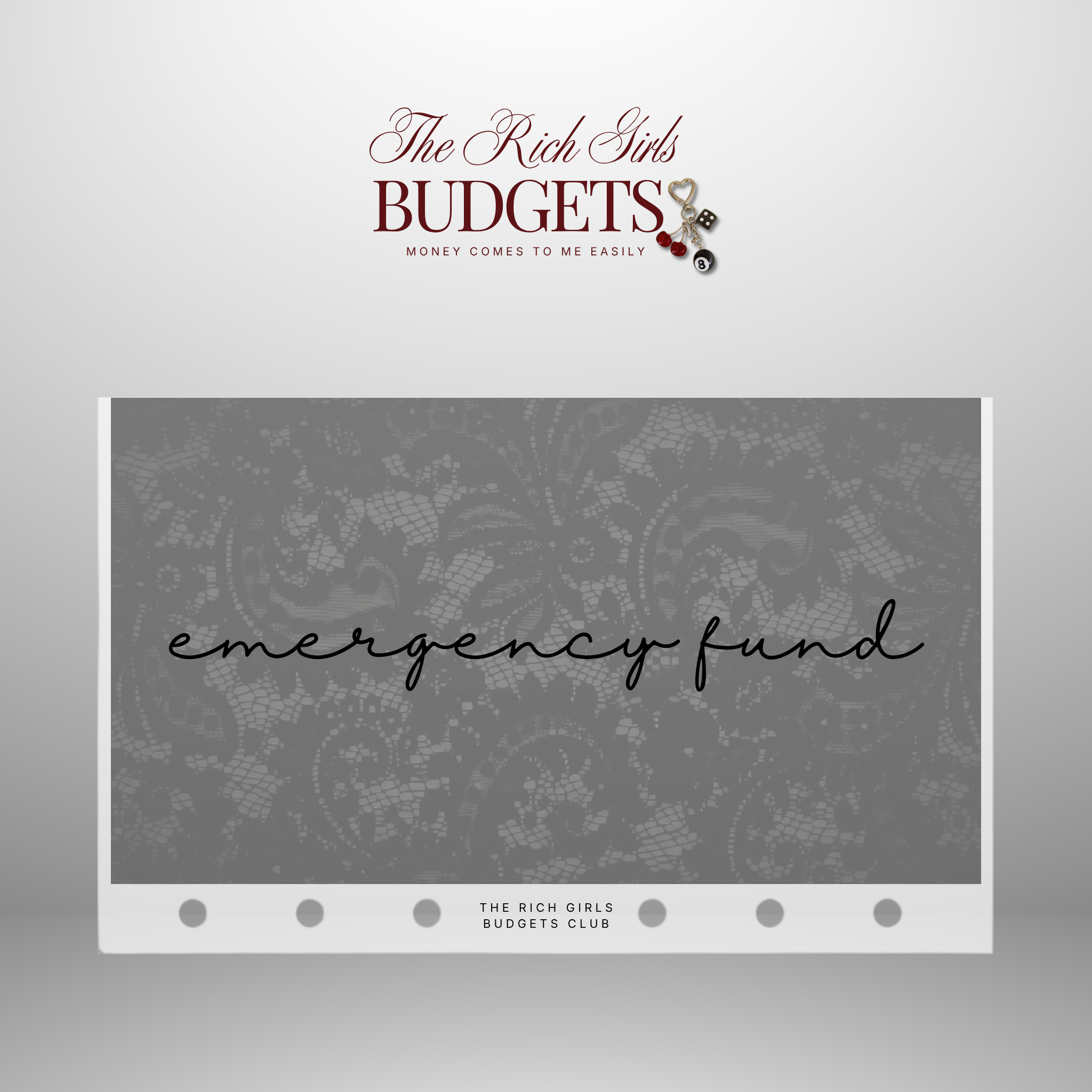 Lacey Wealth A6 Vellum Cash Envelop