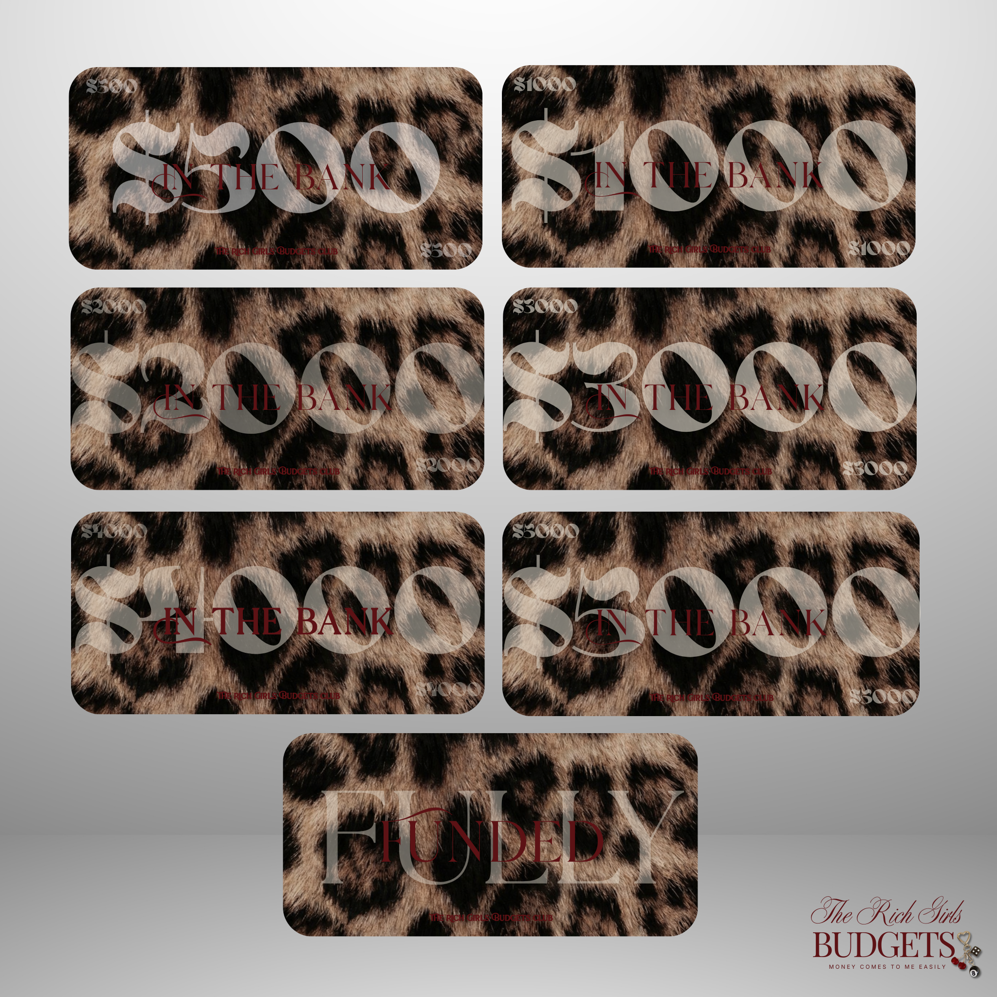 Wild Rich Luxury Savings Placeholder Set