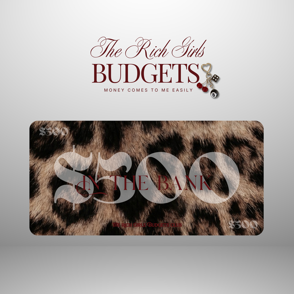 Wild Rich Luxury Savings Placeholder Set