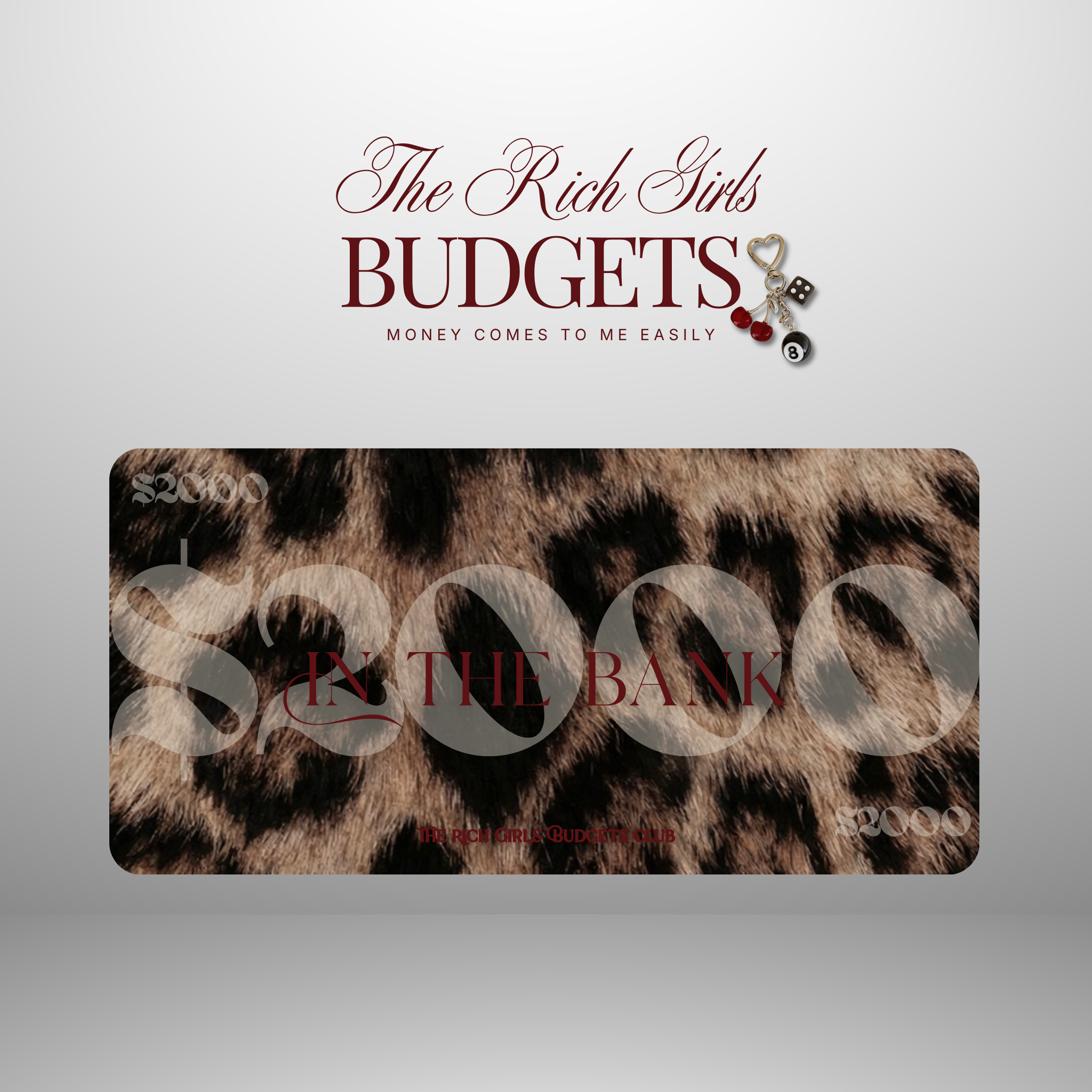 Wild Rich Luxury Savings Placeholder Set