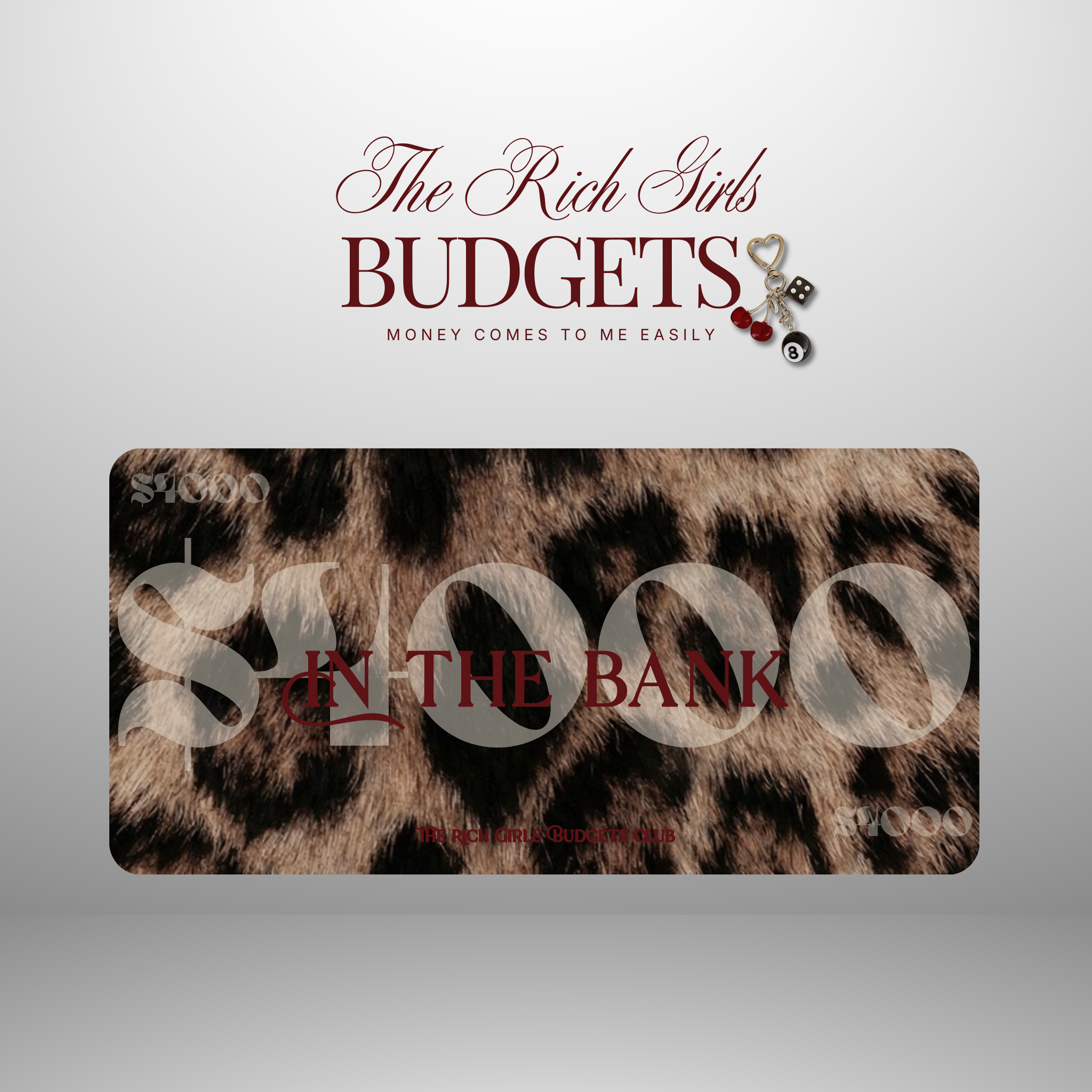Wild Rich Luxury Savings Placeholder Set