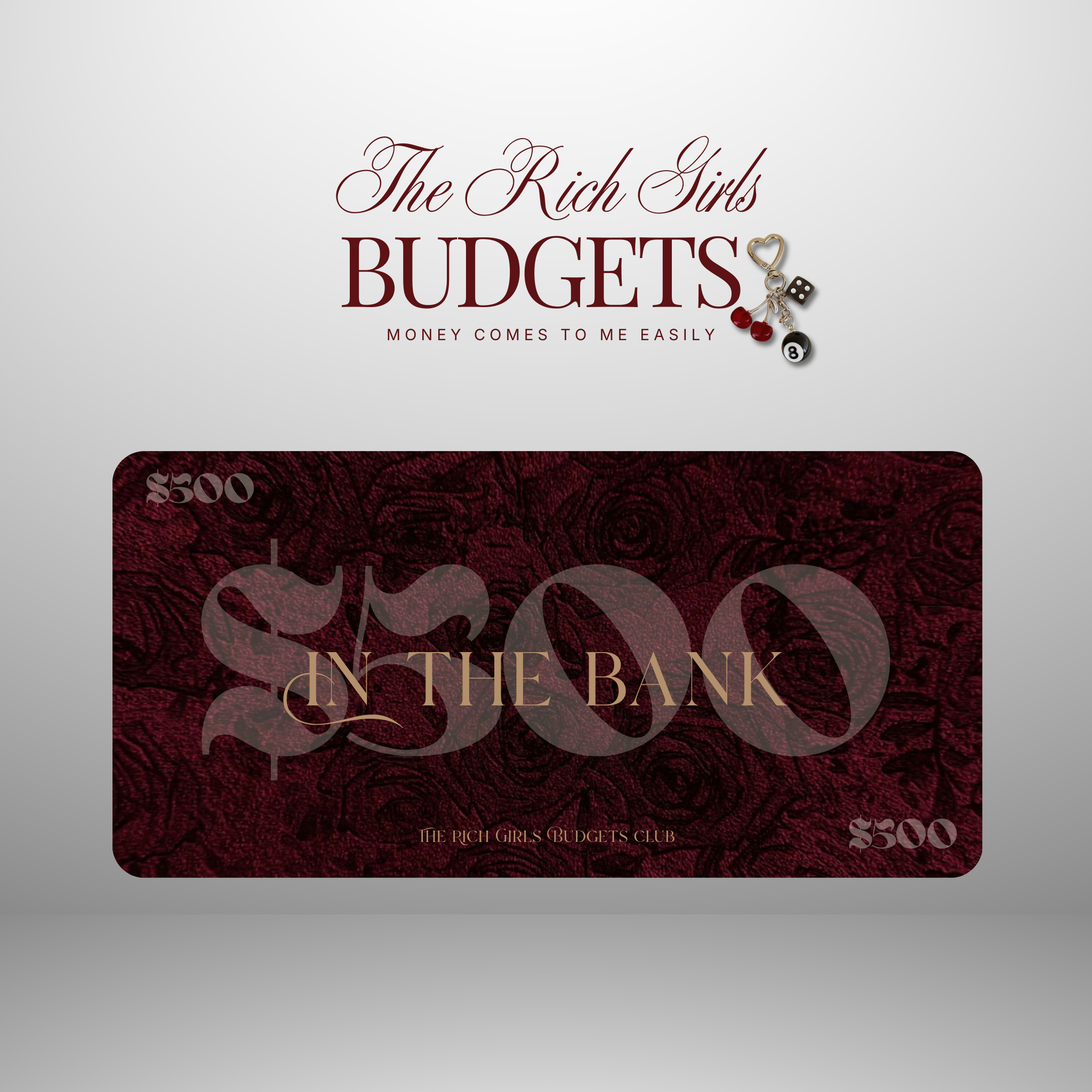 Rose Rich Luxury Savings Placeholder Set