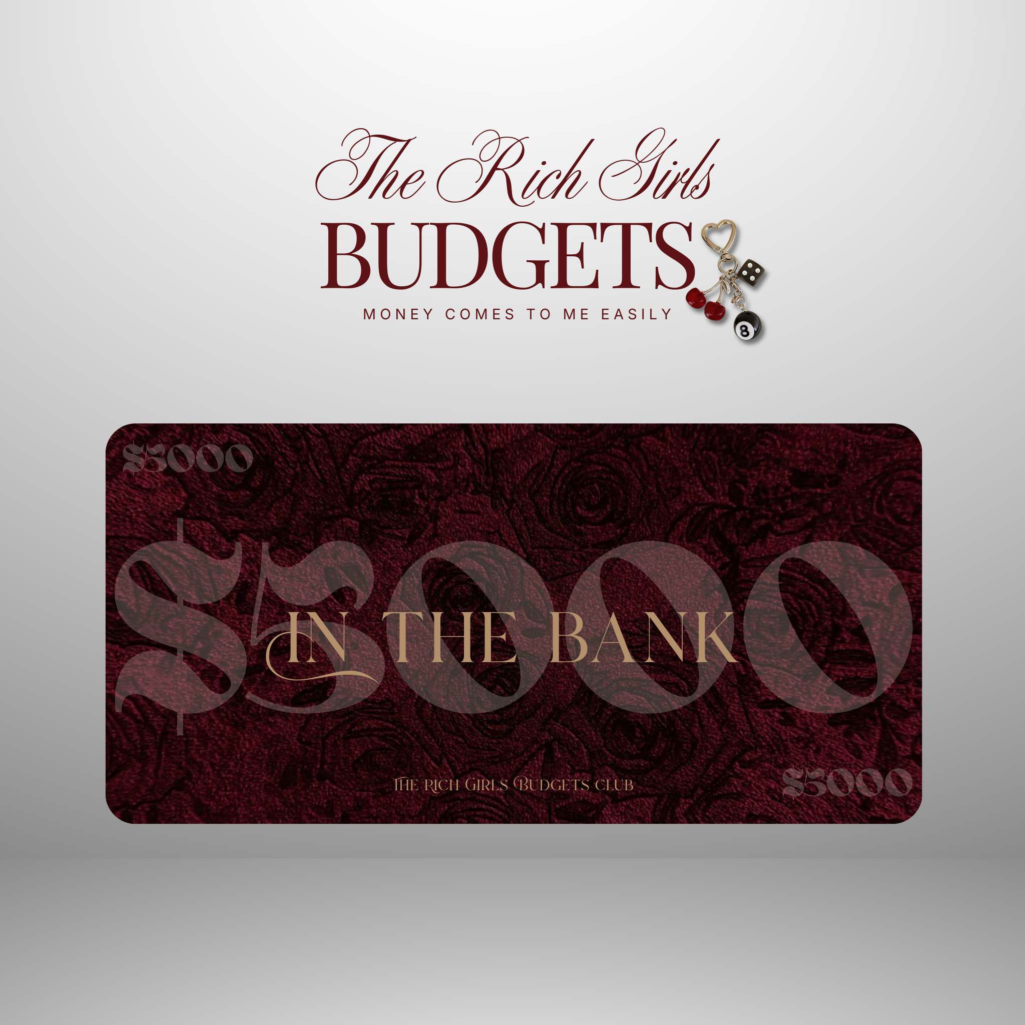 Rose Rich Luxury Savings Placeholder Set