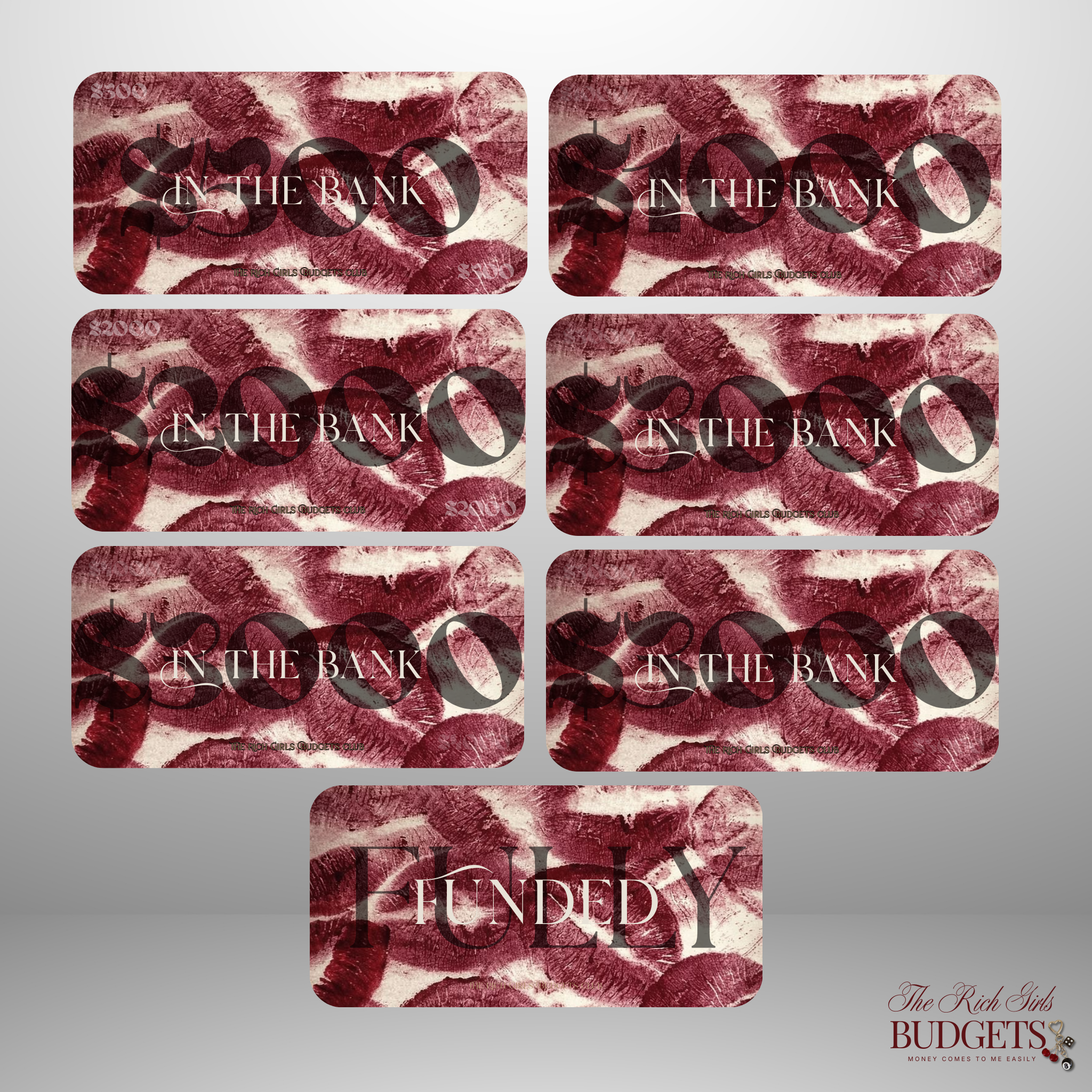 Kiss Of Luxury Savings Placeholder Set