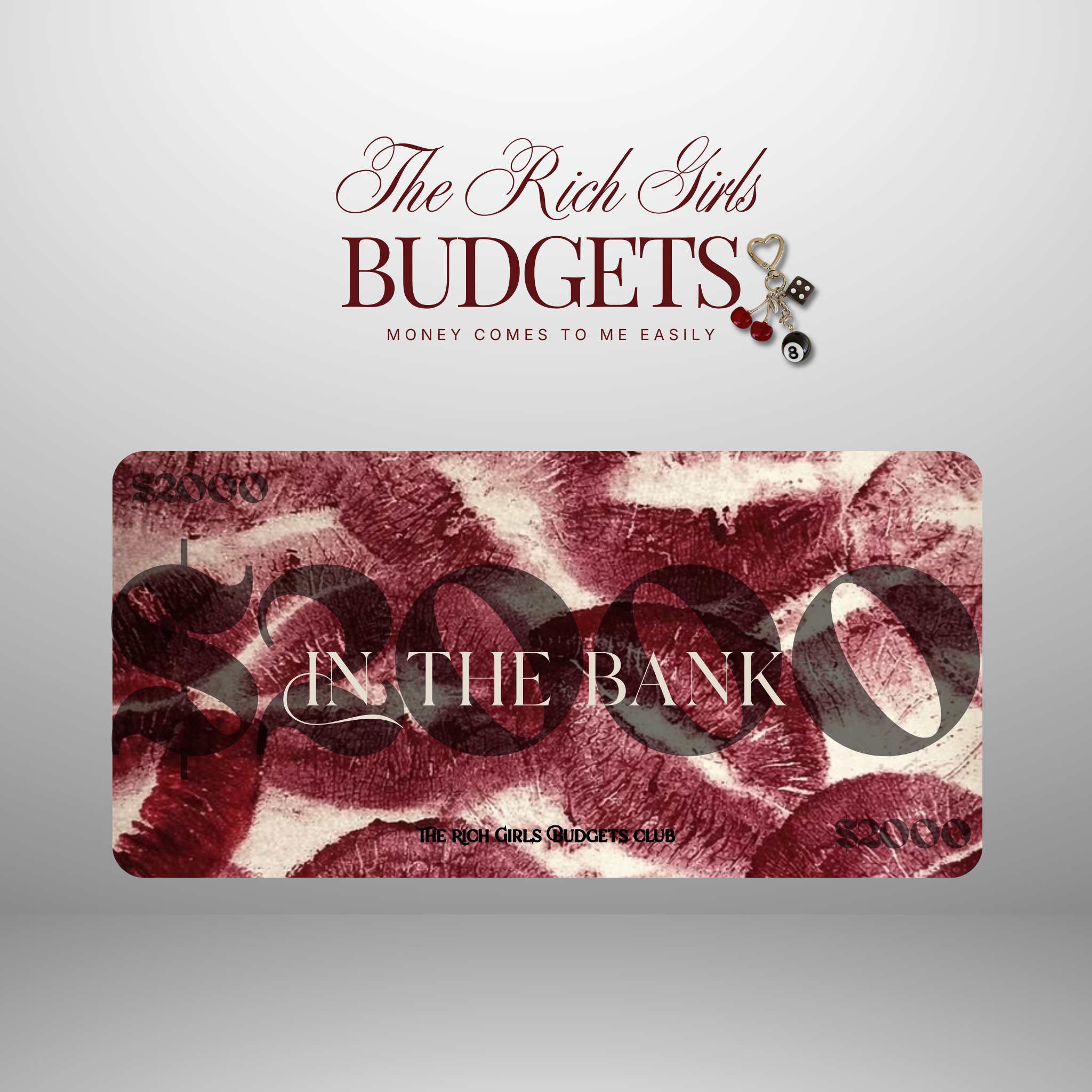 Kiss Of Luxury Savings Placeholder Set