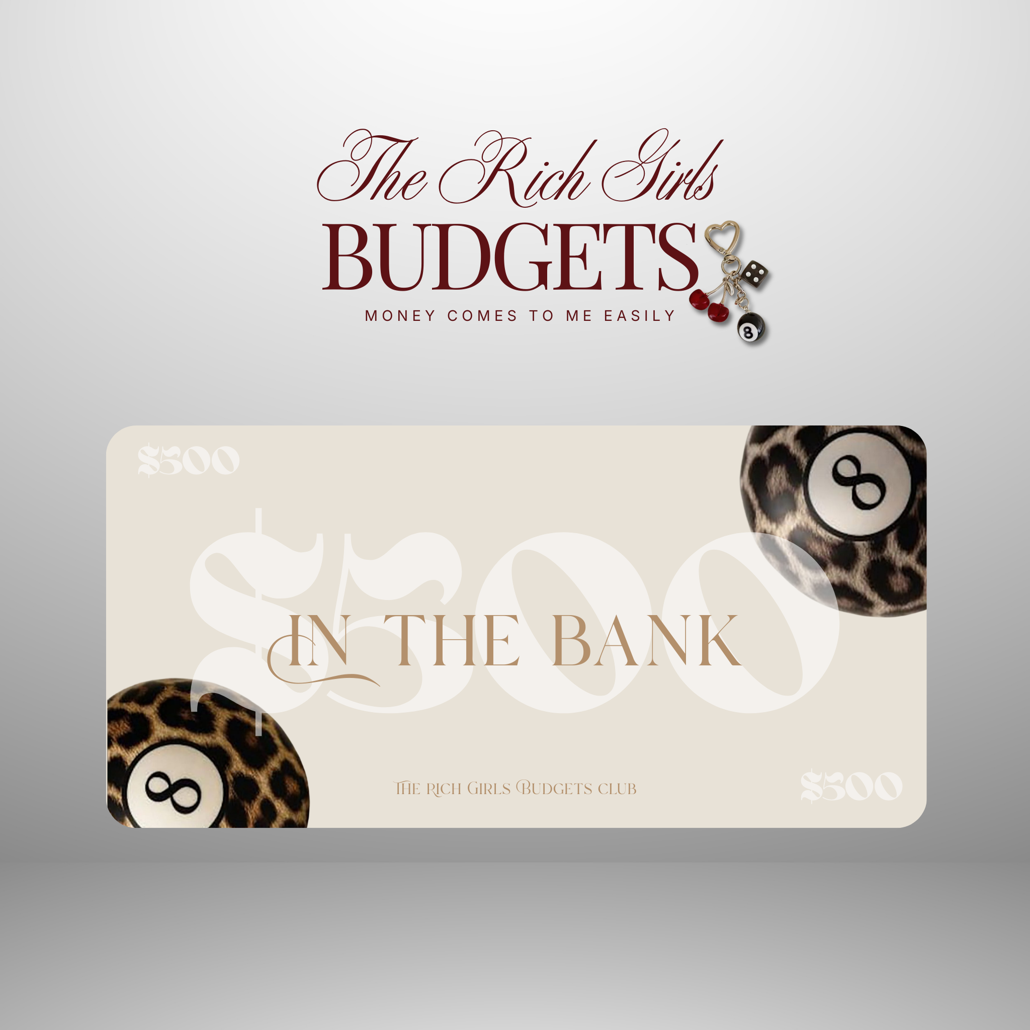 The Lucky 8Ball Luxury Savings Placeholder Set