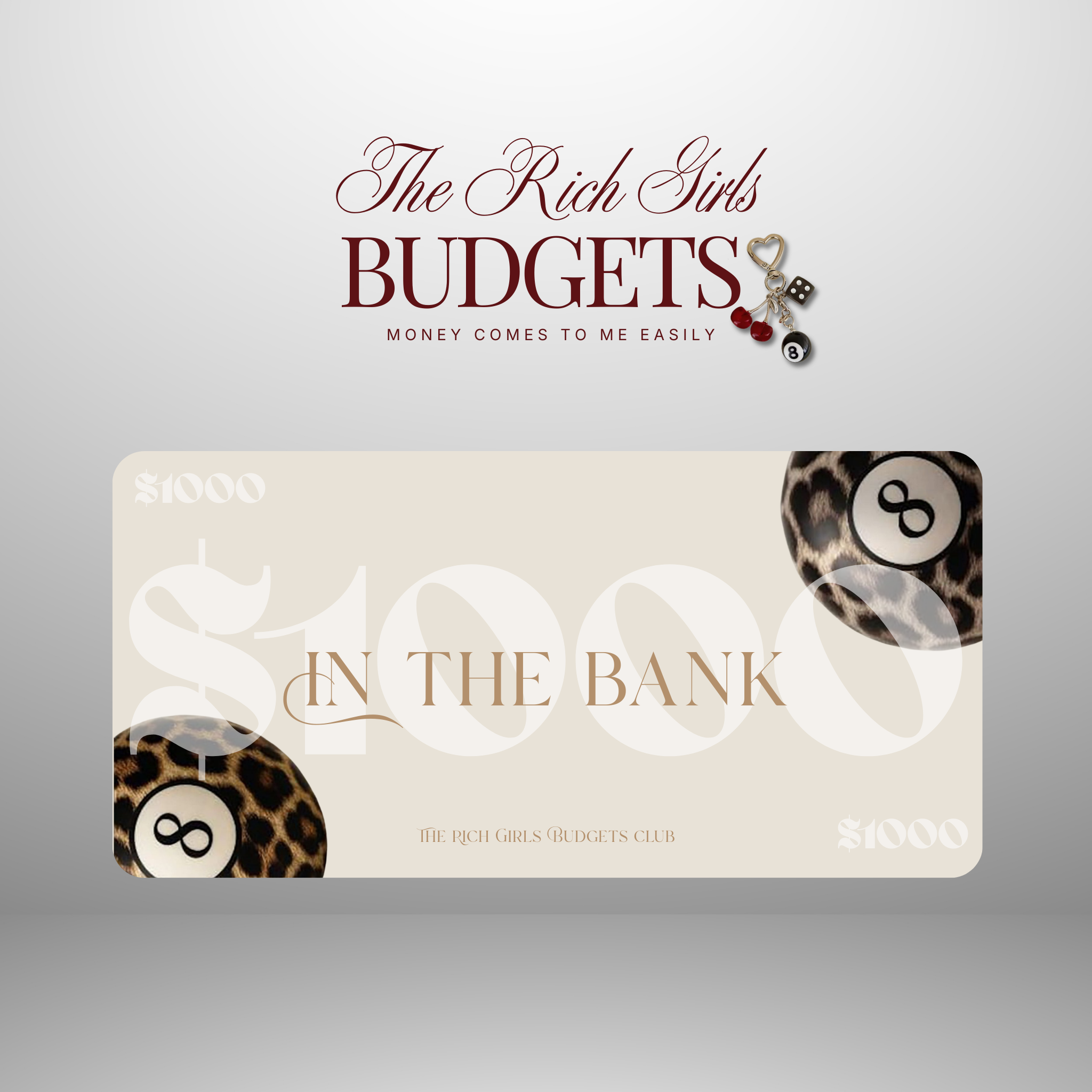 The Lucky 8Ball Luxury Savings Placeholder Set