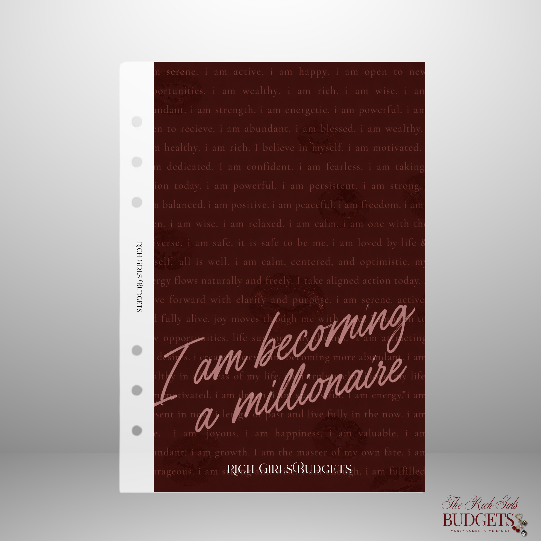 I Am Becoming A Millionaire Dash Board Cover