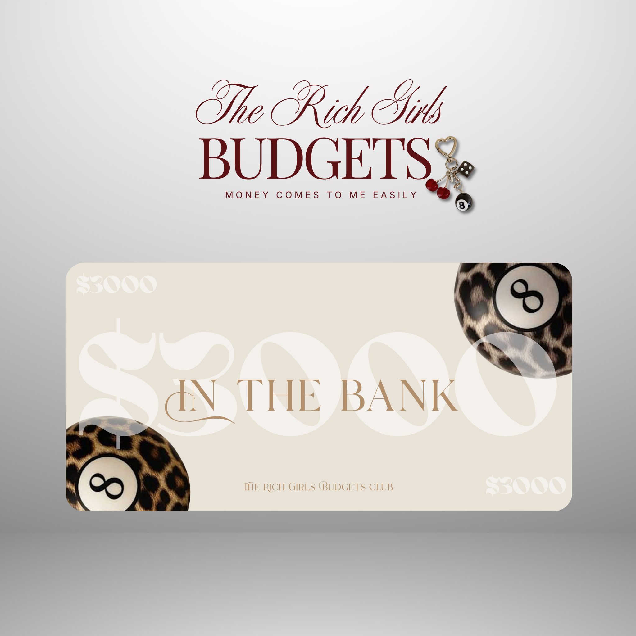 The Lucky 8Ball Luxury Savings Placeholder Set