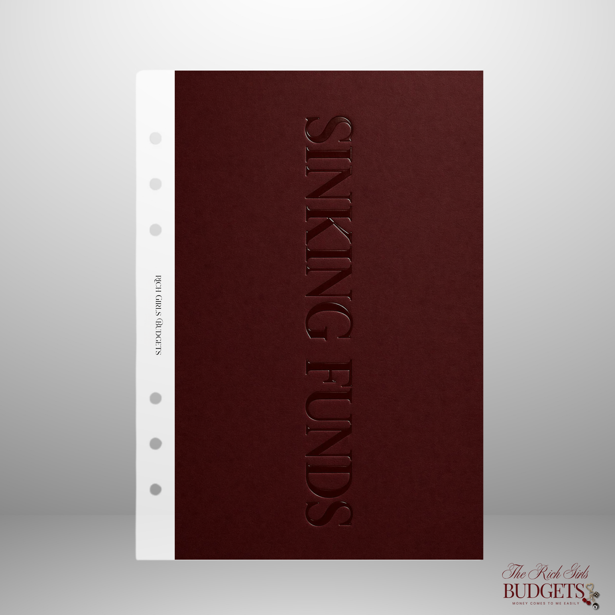 Luxury Velvet Sinking Funds Dash Board Cover